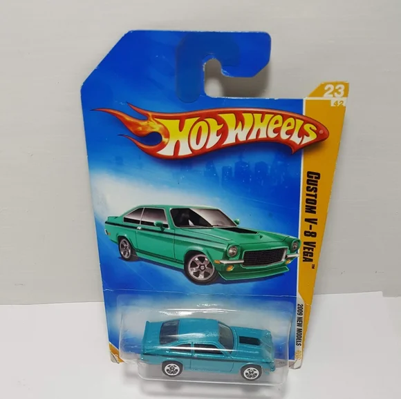 2008 Hot Wheels Custom V-8 Vega 1:64 Scale Diecast Collectable Car - Picture 2 of 6